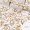 2120 Pieces Champagne Gold Crystal Nail Rhinestones Round Beads Multi Shapes Sizes Flatback Glass Gems Stones for Nail DIY Crafts Clothes Shoes Jewelry